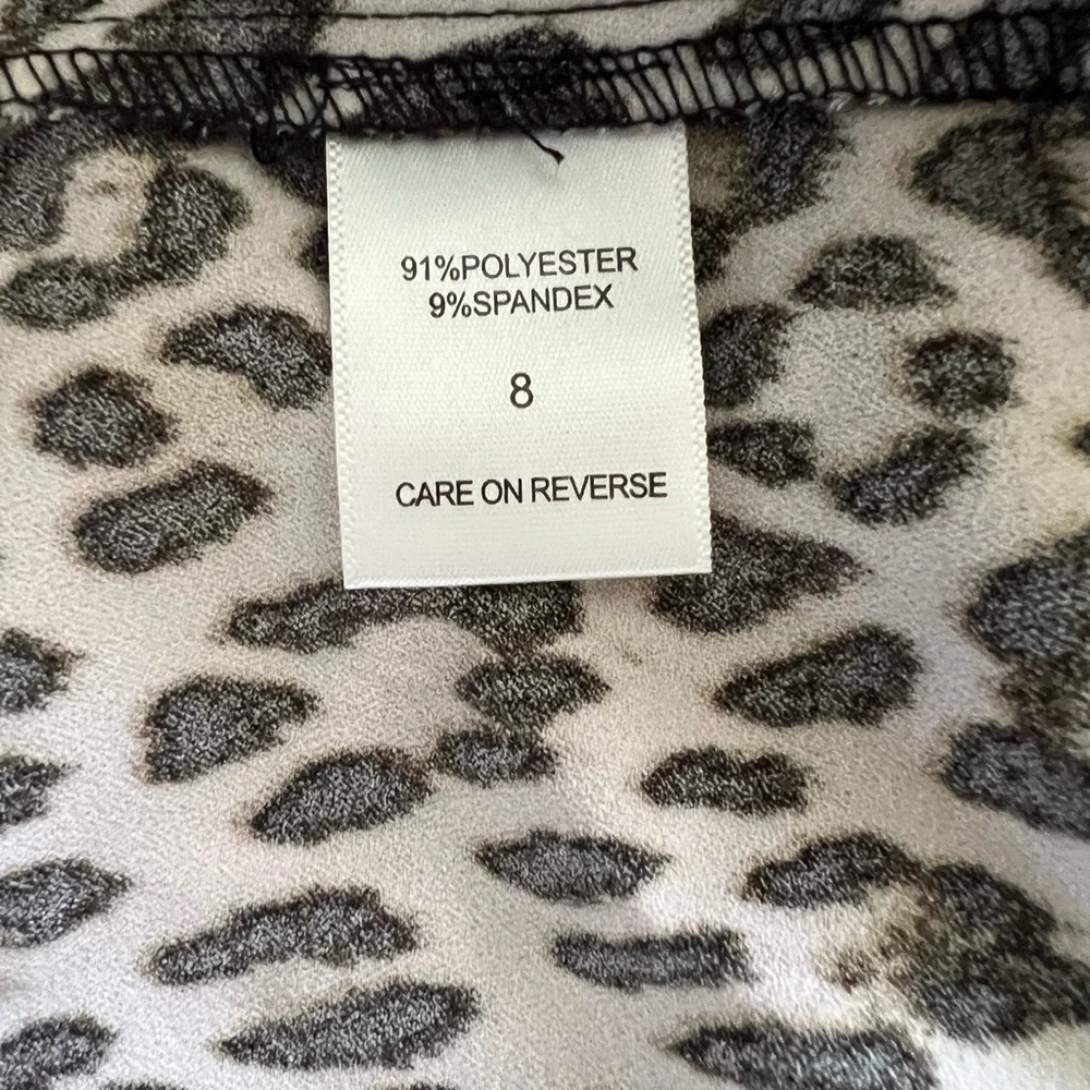 New NY&C Animal Print Skirt size 8